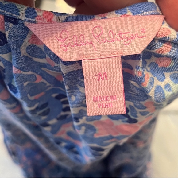 Lilly Pulitzer Tic Tac Tile Kinsey Tank Top - Picture 7 of 8